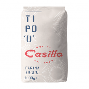 Casillo Tipo '0' liszt, 1kg, alacsony glutén tartalmú (soft) - W 200