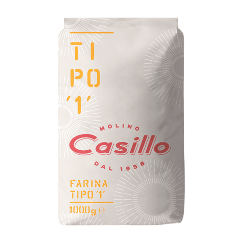 Casillo Tipo '1' liszt, 1kg, alacsony glutén tartalmú (soft) - W 240