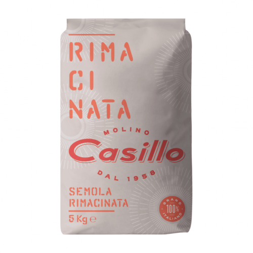 Casillo Rimacinata Semolina újraőrölt durumbúza nyújtóliszt, 5kg