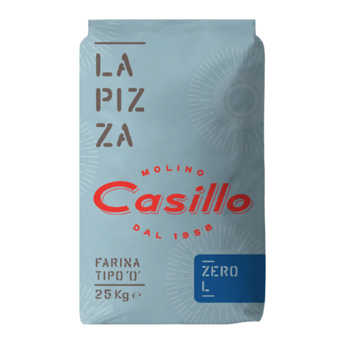 Casillo La Pizza Tipo '0' L liszt, 25kg, alacsony glutén tartalmú (soft) - W 340