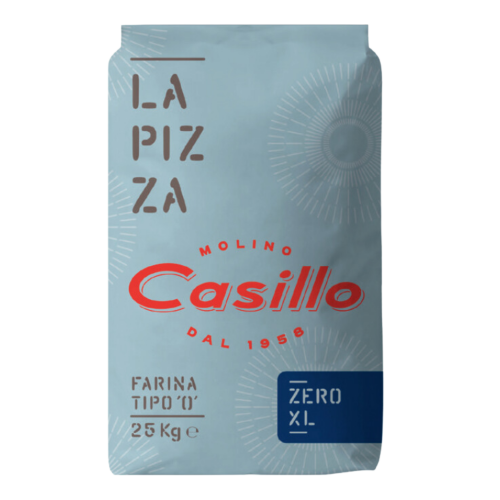 Casillo La Pizza Tipo '0' XL liszt, 25kg, alacsony glutén tartalmú (soft) - W 380