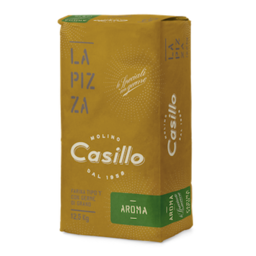 Casillo La Pizza Tipo '1' AROMA liszt, 12,5kg, alacsony glutén tartalmú (soft) - W 280