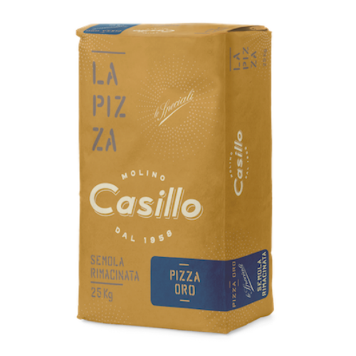 Casillo La Pizza Semola Rimacinata -  Pizza ORO liszt, 25kg, durumbúza liszt - W 240