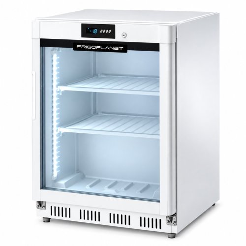 Frigoplanet AKD200FG – Üvegajtós mélyhűtőszekrény, 140 liter