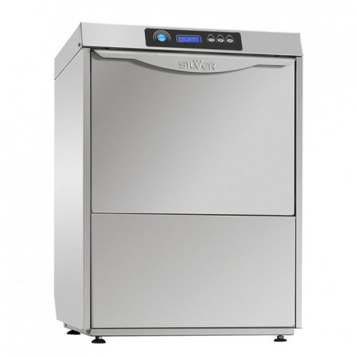 SILVER EXCEL 500 HR DA pohár és tányér mosogatógép, hővisszanyerős, beépített vízlágyítóval