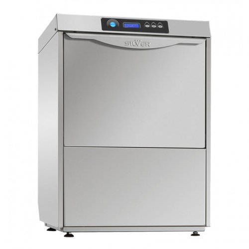 SILVER EXCEL 500 HR CUTLERY pohár és tányér mosogatógép, hővisszanyerős, UV lámpával
