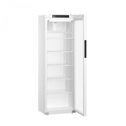 LIEBHERR 400 literes hűtőszekrény, ventilációs hűtéssel, üveg ajtóval