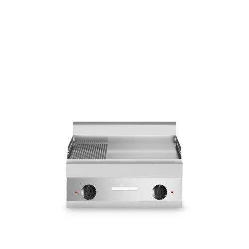 Modular Fun 650-es asztali elektromos bordás-sima lapsütő, acél, 700 mm