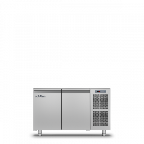 Coldline MASTER 600 hűtött munkaasztal, 2 ajtós kivitel, fed lap nélkül -2 +8 °C, belső magasság 660 mm