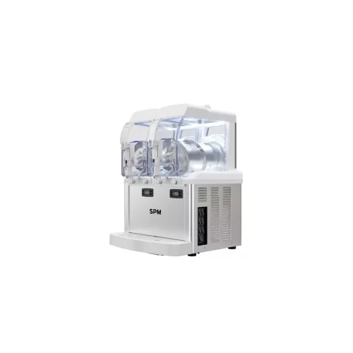 SPM SP 2 LUCE Hidegkrém adagoló, 2x5 literes hőszigetelt tartállyal, LED világítási rendszerrel, mechanikus vezérléssel