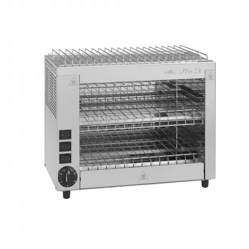 Milantoast 014056 kenyerpirító grill gyors felmelegedéssel – 6 fogóval